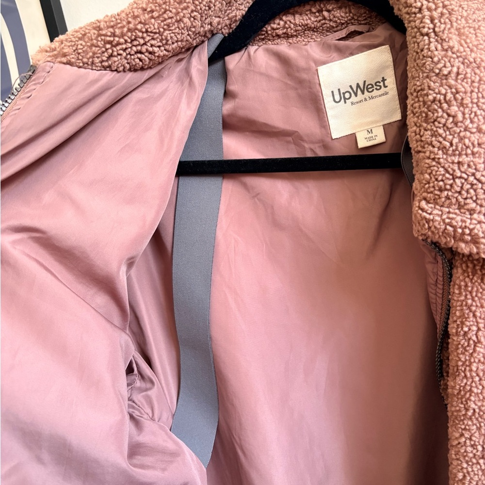 UpWest Mauve Sherpa Jacket - Picture 3 of 3